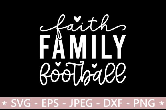 Faith Family Football SVG Review: Practical Use for Embroidery Projects