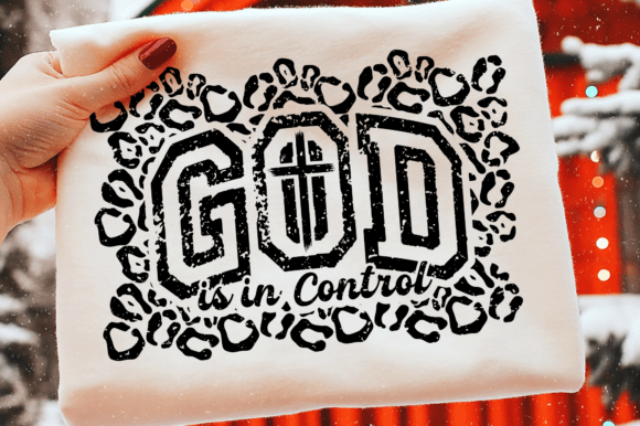 God Is in Control Svg: Faith Design for Real Embroidery Projects
