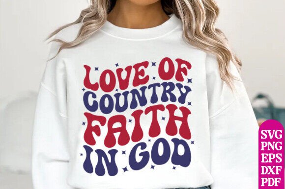 Love of Country Faith in God SVG: A Designer’s Perspective