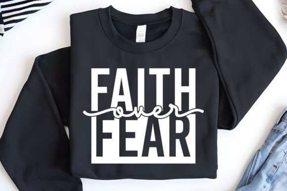 Review of Faith Over Fear SVG PNG for Real Embroidery Projects