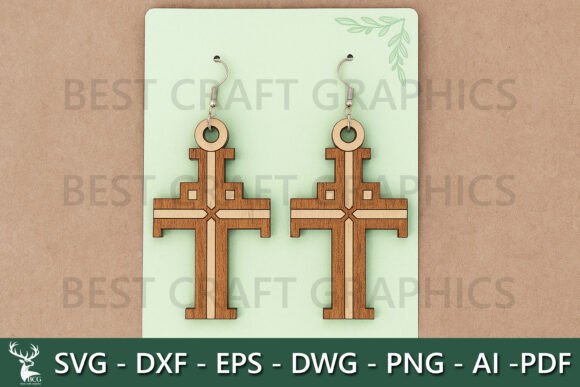 Reviewing Faith Cross Earrings SVG File for Real Embroidery Projects